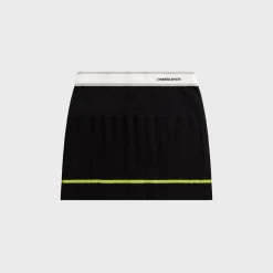 Striped Pleated Skirt