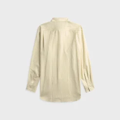 Striped Wool-Poplin Shirt