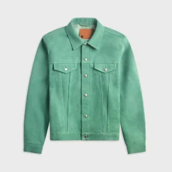 Suede Trucker Jacket