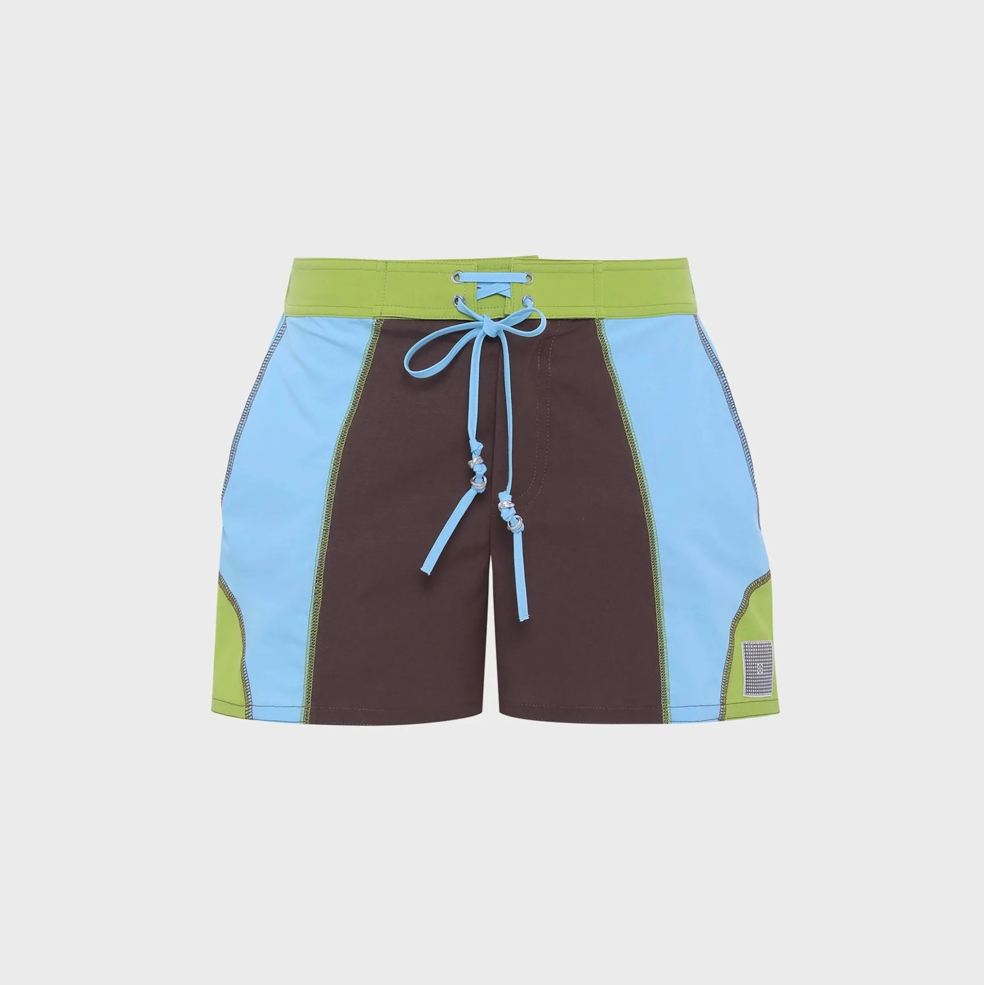 Venice Color-blocked Drawstring Short