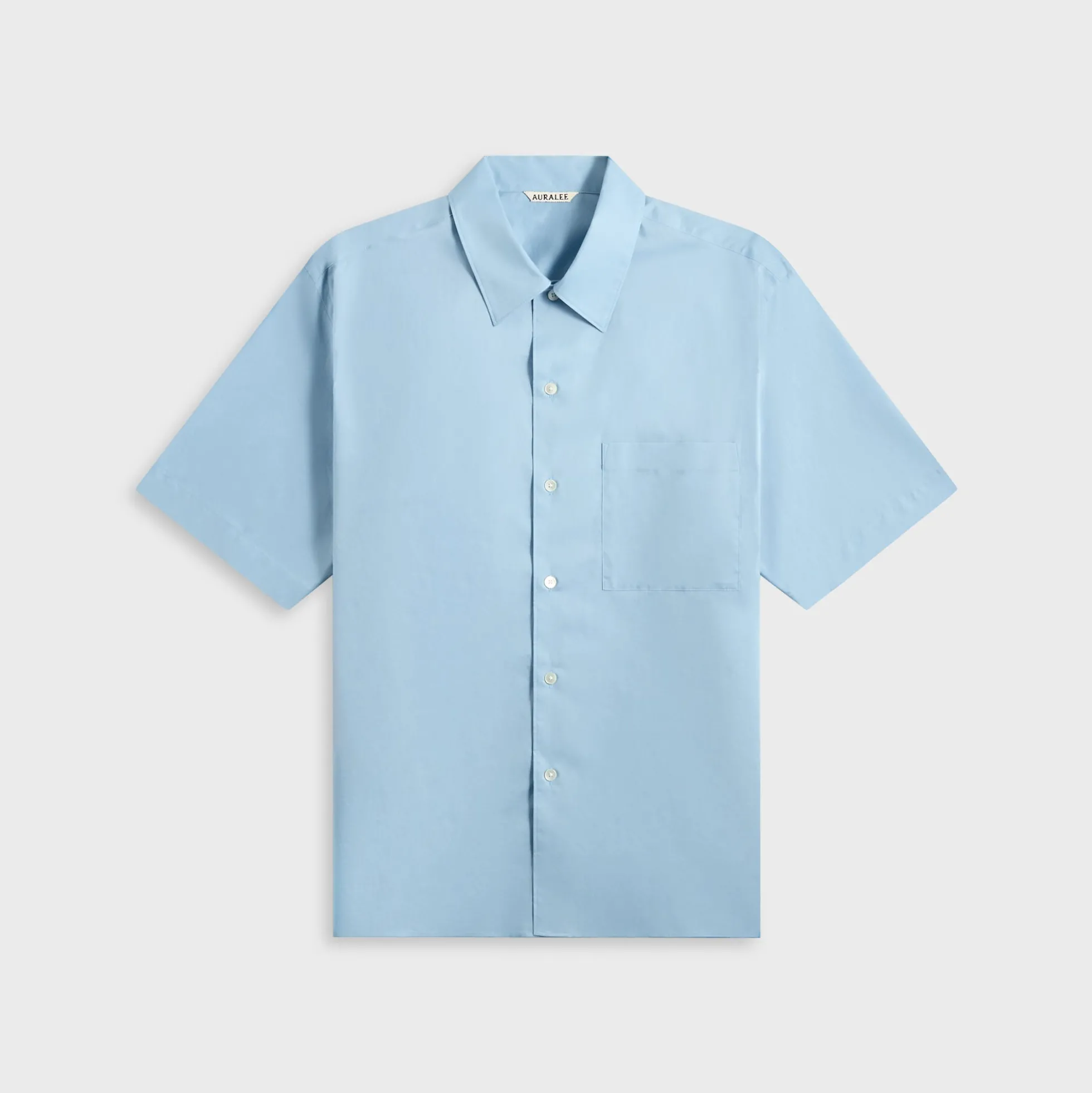 Washed Finx Typewriter Open Collar Shirt