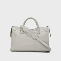 WGACA Balenciaga Chevre Leather Classic Metallic Edge Mini City Bag