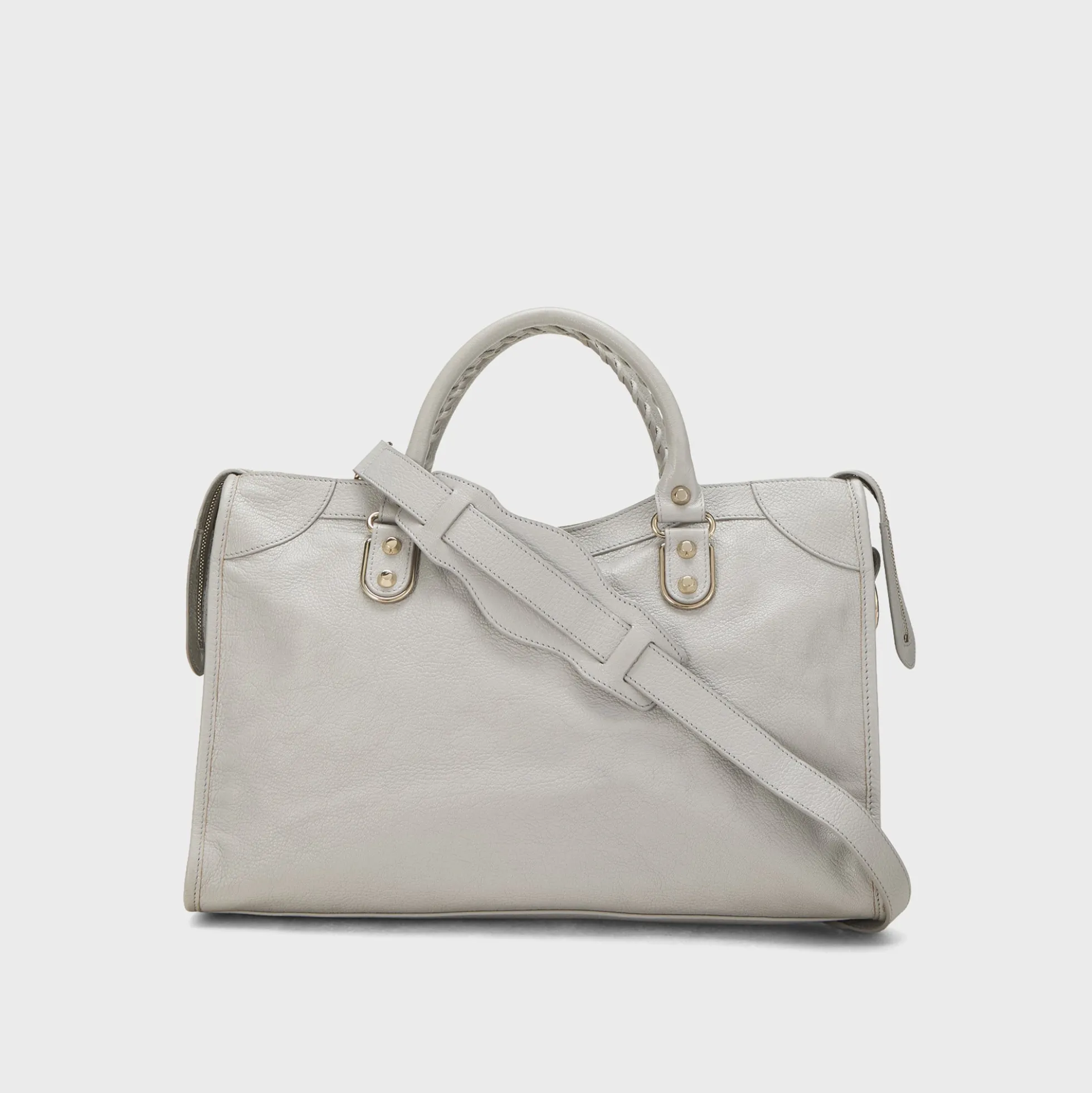 WGACA Balenciaga Chevre Leather Classic Metallic Edge Mini City Bag