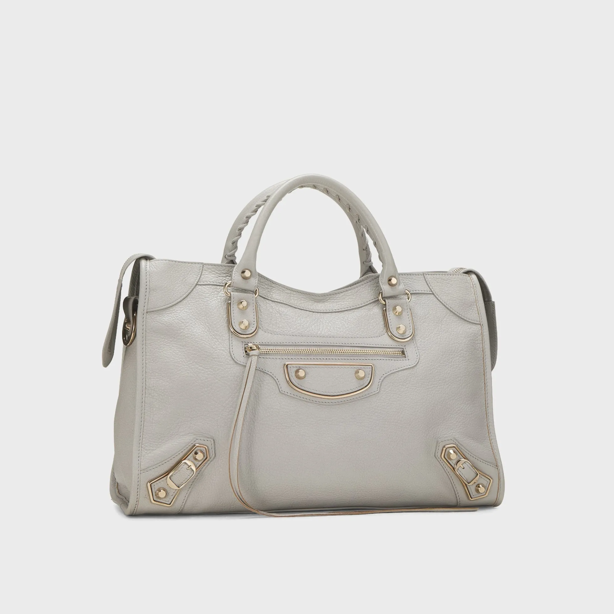 WGACA Balenciaga Chevre Leather Classic Metallic Edge Mini City Bag