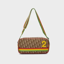 WGACA Dior Oblique Rasta Camera Bag