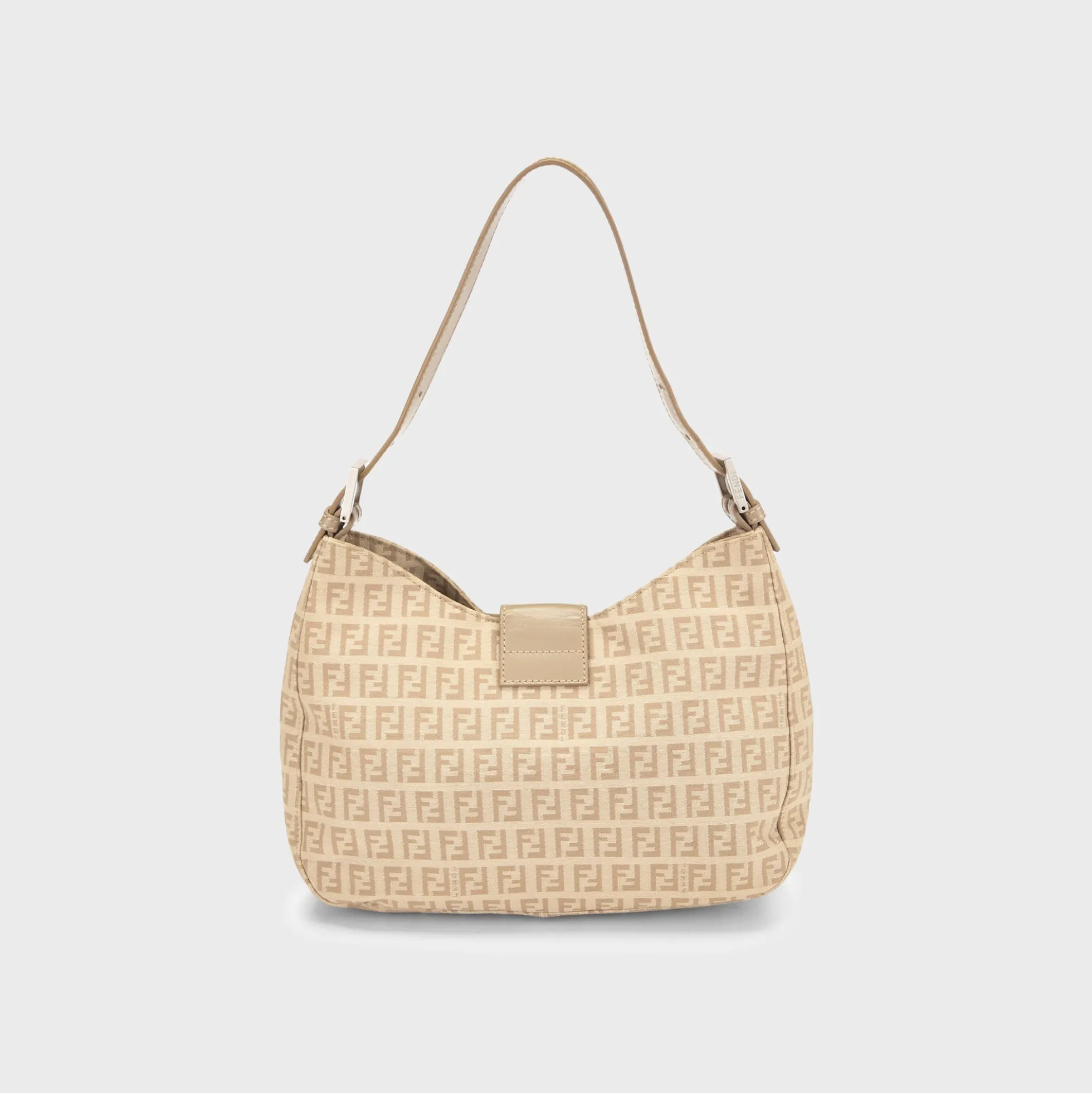 WGACA Fendi Zucchino Canvas Shoulder Bag
