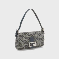 WGACA Fendi Zucchino FF Baguette Shoulder Bag