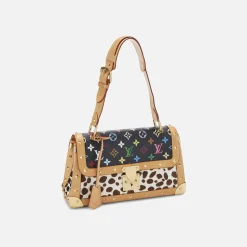 WGACA Louis Vuitton x Takashi Murakami Canvas Dalmatian Sacrabat Bag