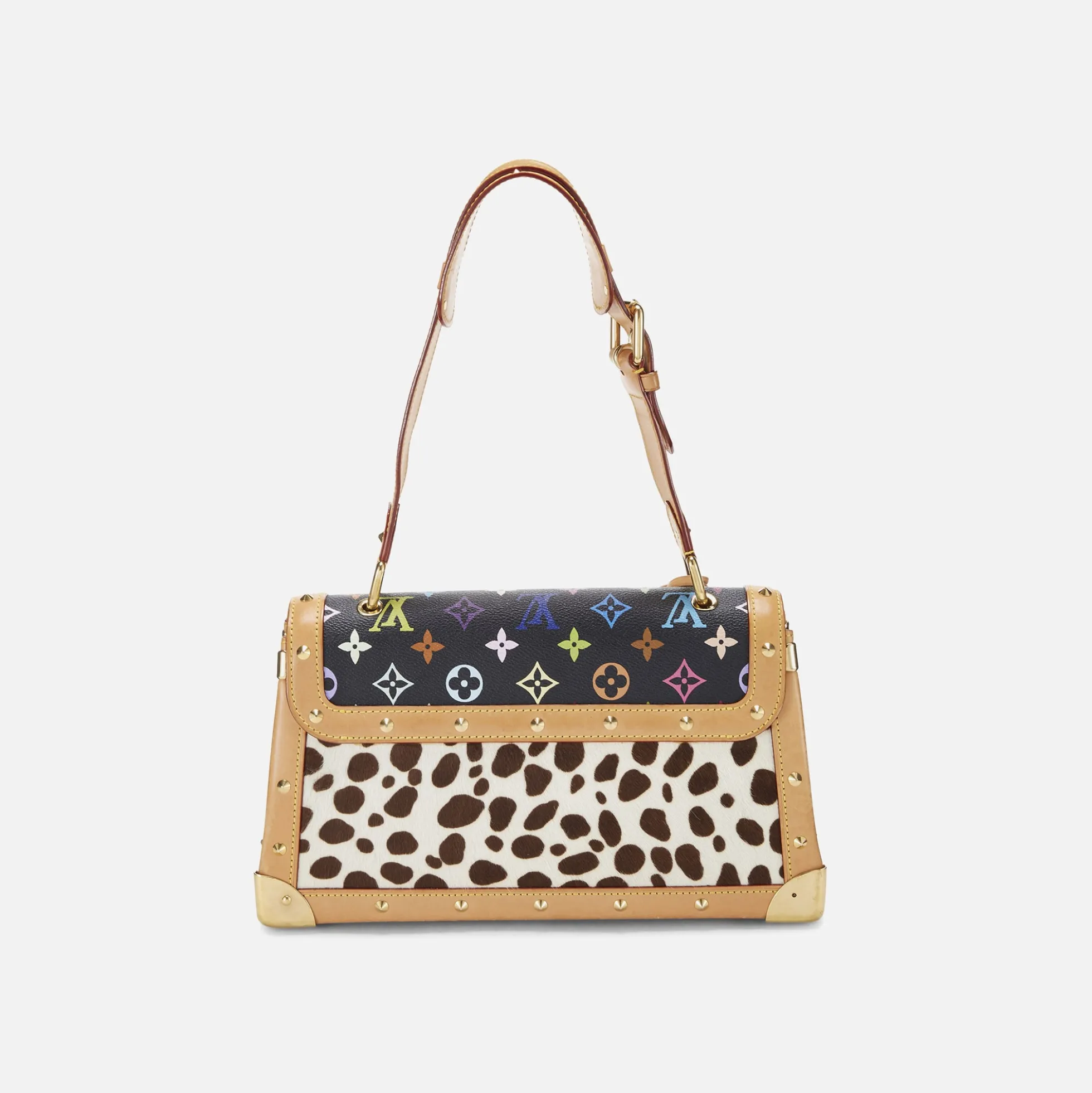 WGACA Louis Vuitton x Takashi Murakami Canvas Dalmatian Sacrabat Bag