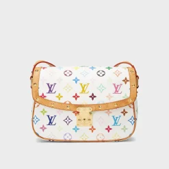 WGACA Louis Vuitton x Takashi Murakami White Monogram Multicolore Sologne