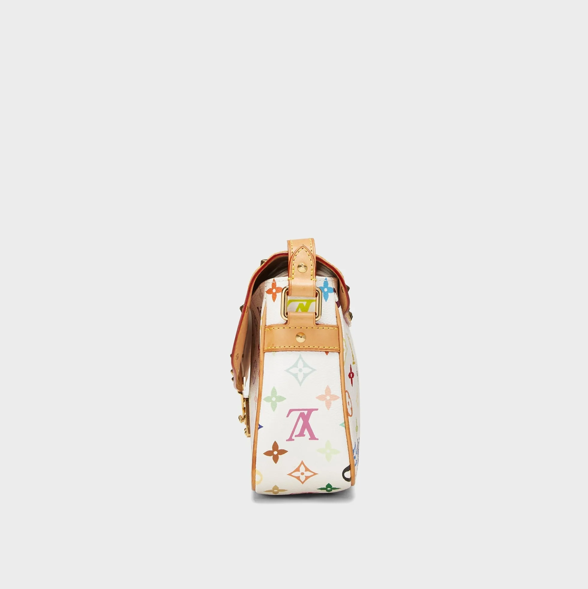WGACA Louis Vuitton x Takashi Murakami White Monogram Multicolore Sologne