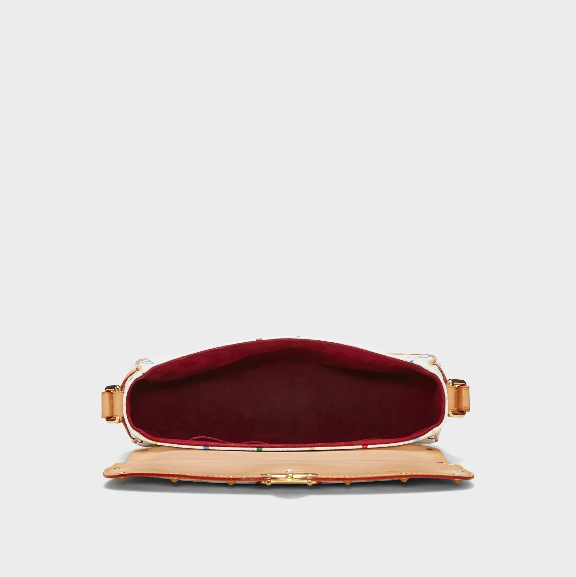 WGACA Louis Vuitton x Takashi Murakami White Monogram Multicolore Sologne