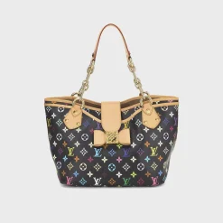 WGACA Takashi Murakami x Louis Vuitton White Monogram Multicolore Annie GM