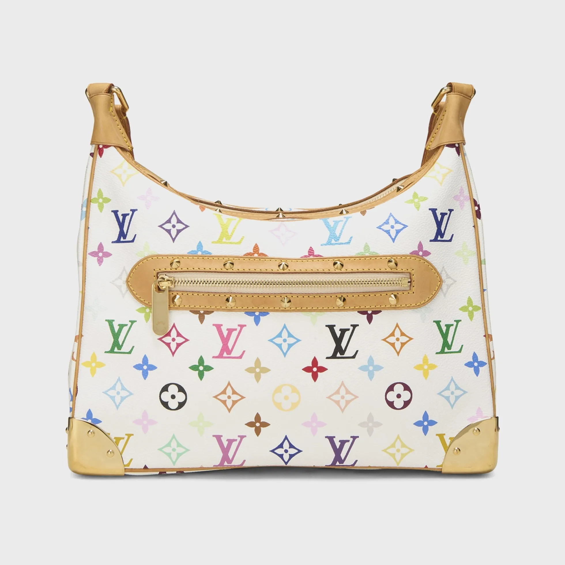 WGACA Takashi Murakami x Louis Vuitton White Monogram Multicore Boulogne