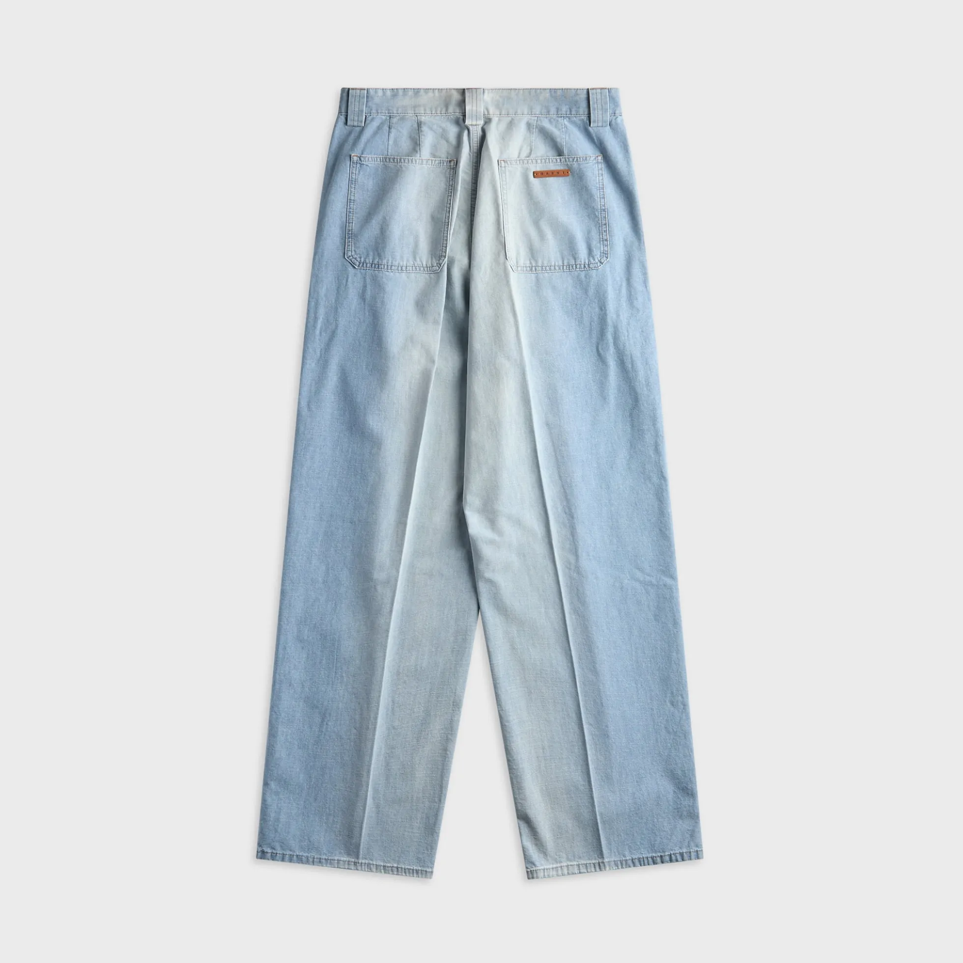 Wide Leg Chambray Jean