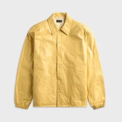 Willy Chavaria Leather Coach Jacket