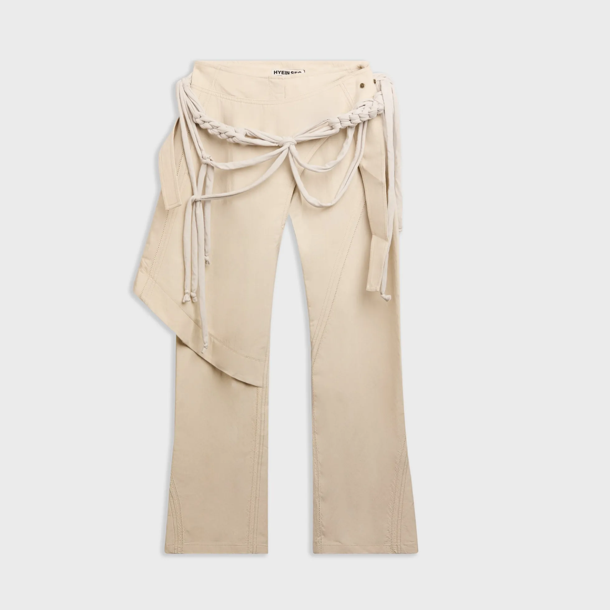Wrap Pant with Macrame Belt