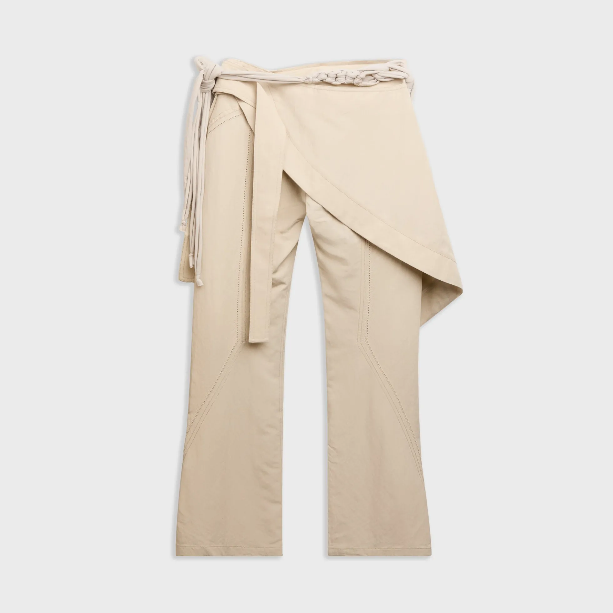 Wrap Pant with Macrame Belt